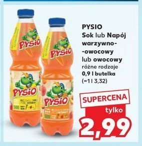 Sok marchew-jabłko-brzoskwinia Pysio promocja