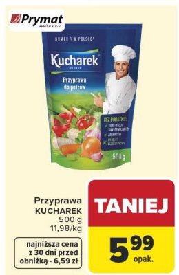 Przyprawa KUCHAREK 500 g promocja w Carrefour Market