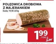 Polędwica drobiowa z majerankiem Duda promocja w Stokrotka