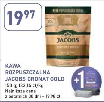 Kawa rozpuszczalna Jacobs Cronat Gold promocja w Stokrotka