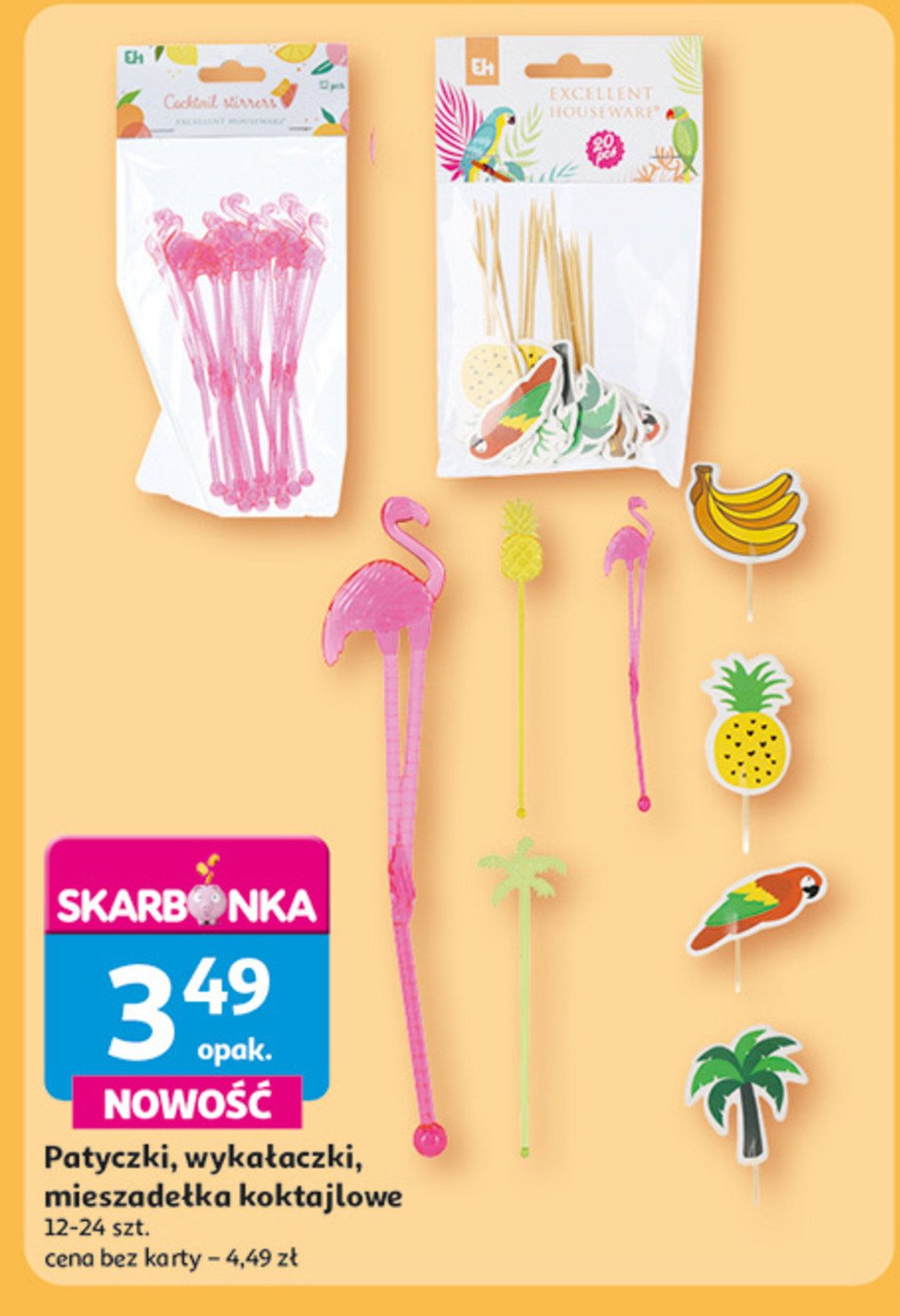 Wykałaczki koktajlowe promocja w Auchan