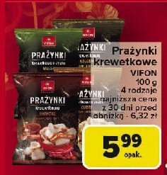 Prażynki krewetkowe łagodne Vifon promocja