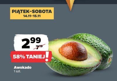 Awokado 1 szt. promocja w Netto