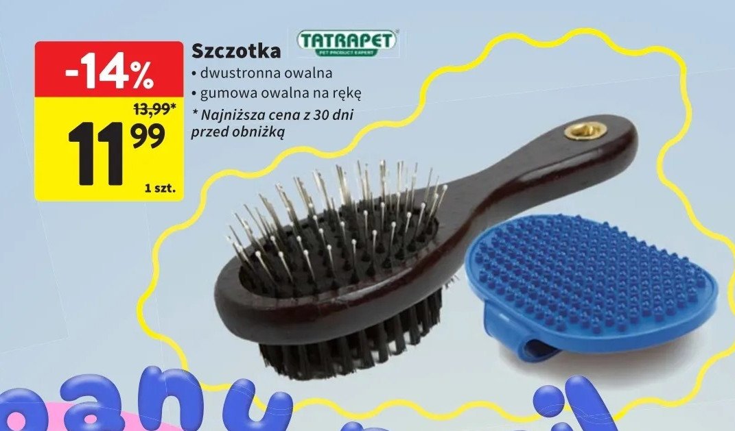 Szczotka dla psa Tatrapet promocja w Intermarche