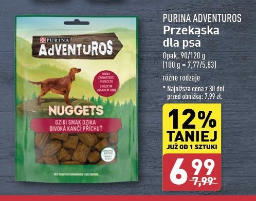 Nuggetsy o smaku dzika Purina adventuros promocja