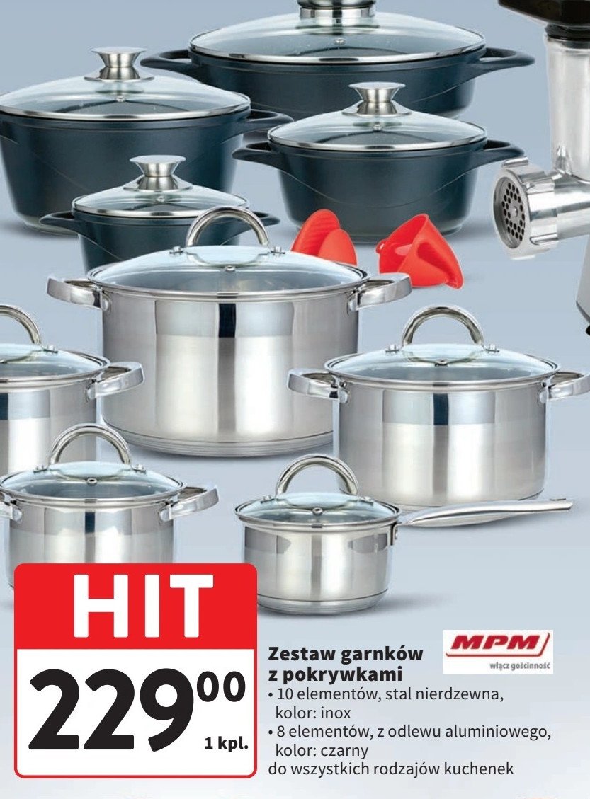 Garnki mgk-10 inox Mpm product promocja