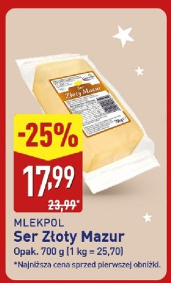 Ser promocja w Aldi