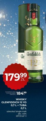 Whisky Glenfiddich 12 YO 0,7 l + tuba promocja w Duży Ben