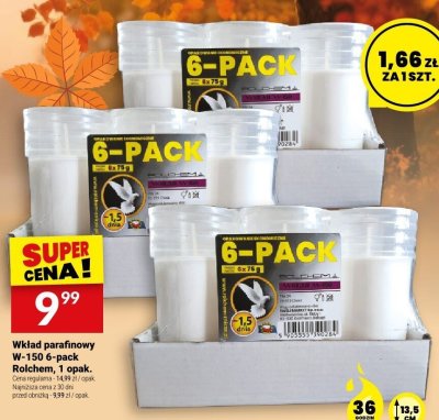 Wkład parafinowy W-150 Rolchem 6-pack promocja w Twój Market