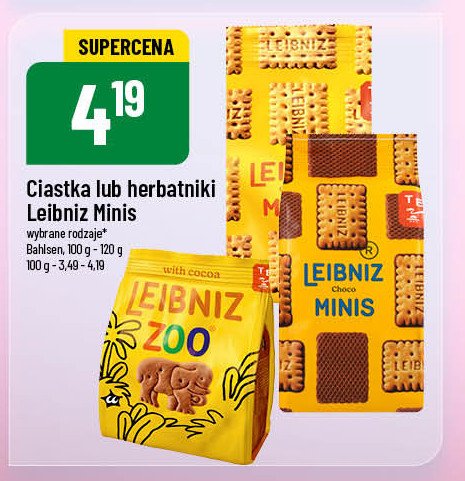 Ciastka z kakao Leibniz zoo Leibniz bahlsen promocja