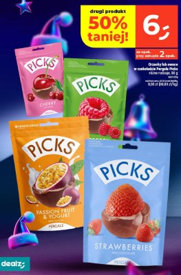 Czekolada Owoce w czekoladzie Pergale Picks Strawberries promocja w Dealz
