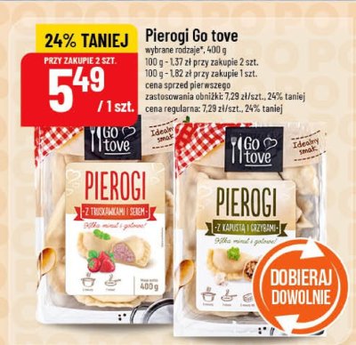 Pierogi, wybrane rodzaje promocja w POLOmarket