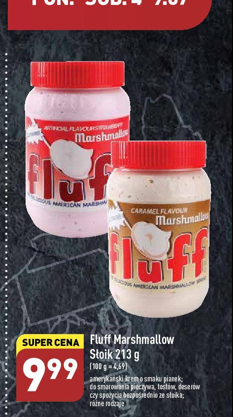 Pianka truskawkowa Fluff marshmallow promocja