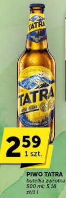 Piwo Tatra 500 ml promocja w ABC