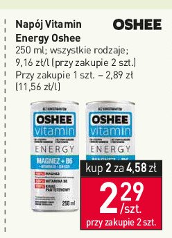 Nap贸j energetyczny magnez + wit. b6 + 偶en-sze艅 Oshee vitamin energy promocja