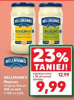 Majonez Original promocja w Kaufland