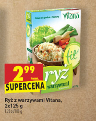 Ryż z warzywami Vitana promocja