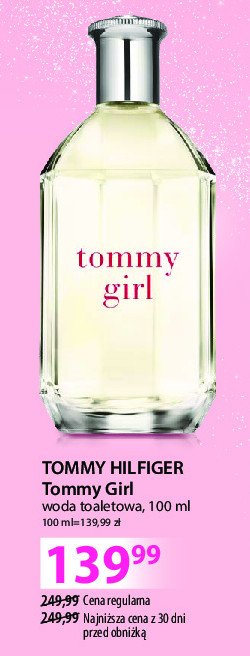 Woda toaletowa Tommy hilfiger tommy girl Tommy hilfiger cosmetics promocja w Hebe