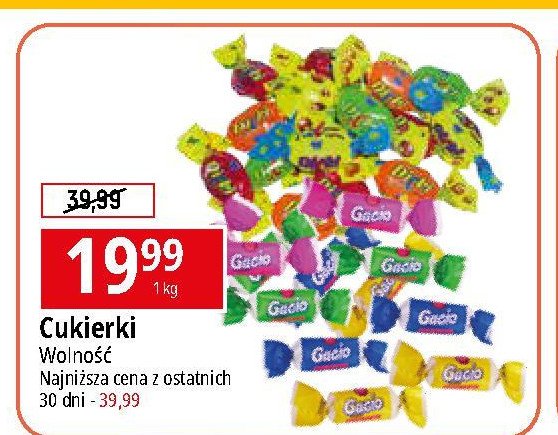 Cukierki Wolno艣膰 promocja