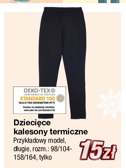 Kalesony dzieci臋ce rozm. 98-146 cm promocja