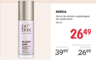 Serum do włosów wygładzające, bez spłukiwania 50ml promocja w Rossmann