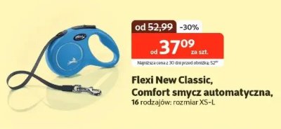 Smycz New Classic, Comfort automatyczna, 16 rodzajów: rozmiar XS-L promocja w KAKADU