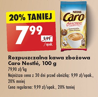 Kawa Nestle caro original promocja w Biedronka
