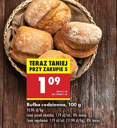 Bułka codzienna promocja w Biedronka