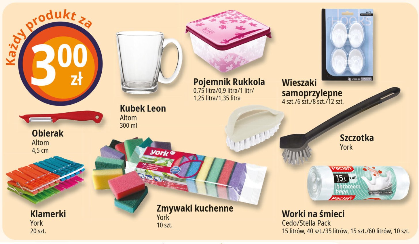 Wieszaki samoprzylepne promocja