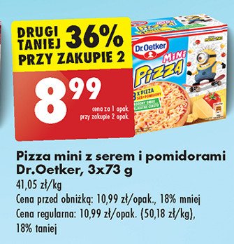 Pizza mini minionki Dr. oetker promocja