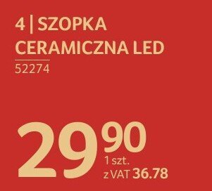 Szopka ceramiczna LED promocja w Selgros