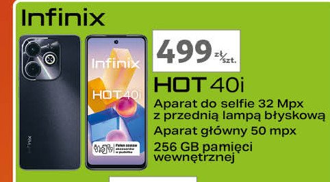 Smartfon hot40i Infinix promocja