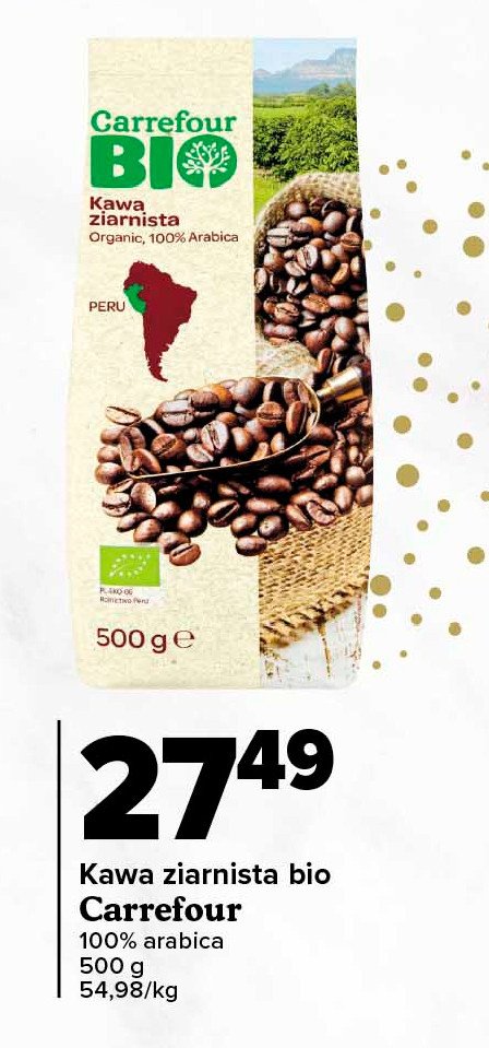 Kawa peru Carrefour bio promocja