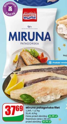 Miruna patagońska filet promocja w Dino