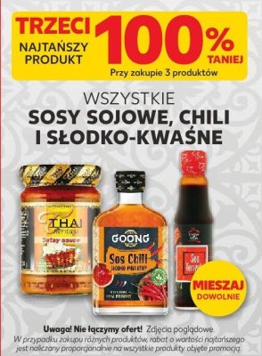 Sosy sojowe, chili i słodko-kwaśne promocja w Kaufland
