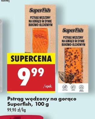 Pstr膮g w臋dzony na gor膮co w dymie bukowo-olchowym Superfish promocja