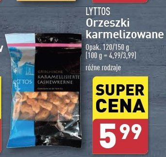 Orzechy nerkowca karmelizowane Lyttos promocja