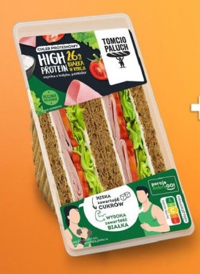 Kanapka High Protein chleb proteinowy z szynką i warzywami promocja w Żabka