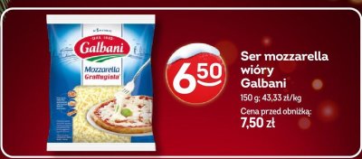 Ser mozzarella wiory Galbani promocja w Żabka