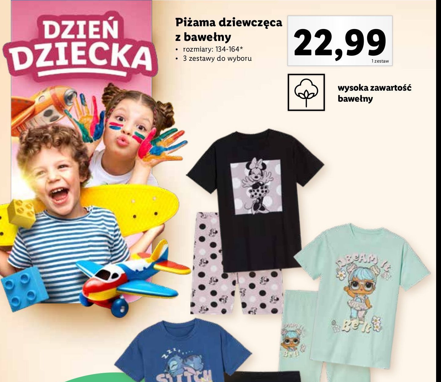 Piżama dziewczęca rozm. 134-164 promocja