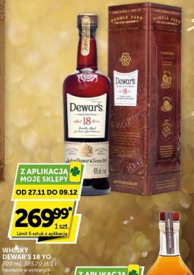 Whisky Dewar's 18 YO promocja w Euro Sklep