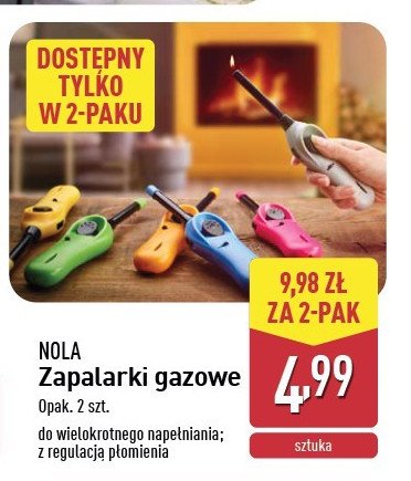 Zapalarka gazowa Nola promocja