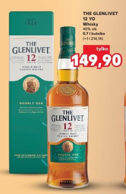 Whisky The Glenlivet 12 YO  promocja w Kaufland