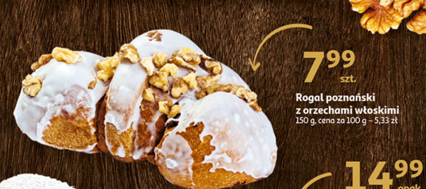 Rogal poznański z orzechami włoskimi promocja
