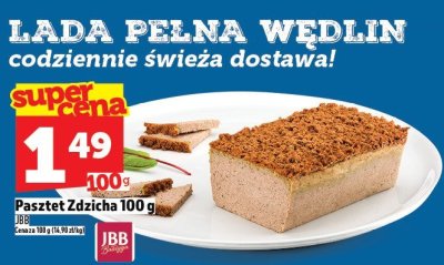 Pasztet Pasztet Zdzicha 100 g JBB promocja w TOPAZ