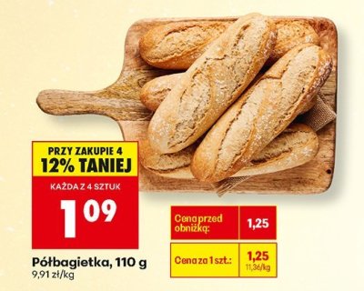 Półbagietka  promocja w Biedronka