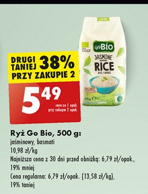 Ryż basmati Gobio promocja w Biedronka