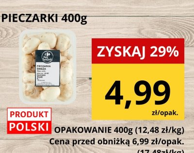 Pieczarki promocja w Supeco