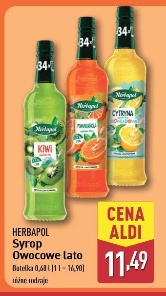 Syrop cytryna lemoniadowa Herbapol promocja