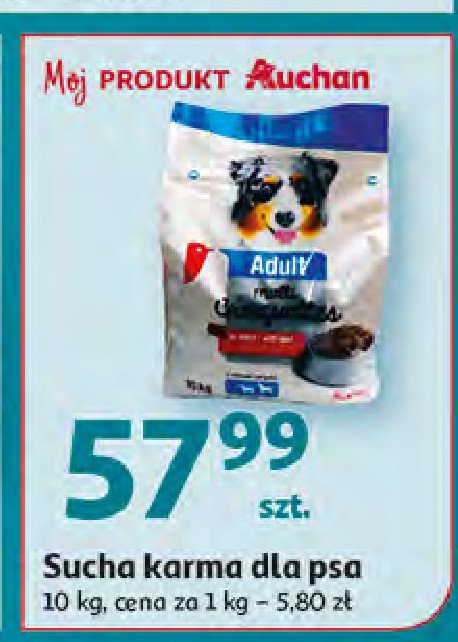 Karma dla psa multicroc Auchan promocja